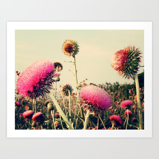 Flower World! Art Print