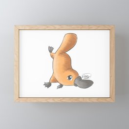 Baby platypus  Framed Mini Art Print