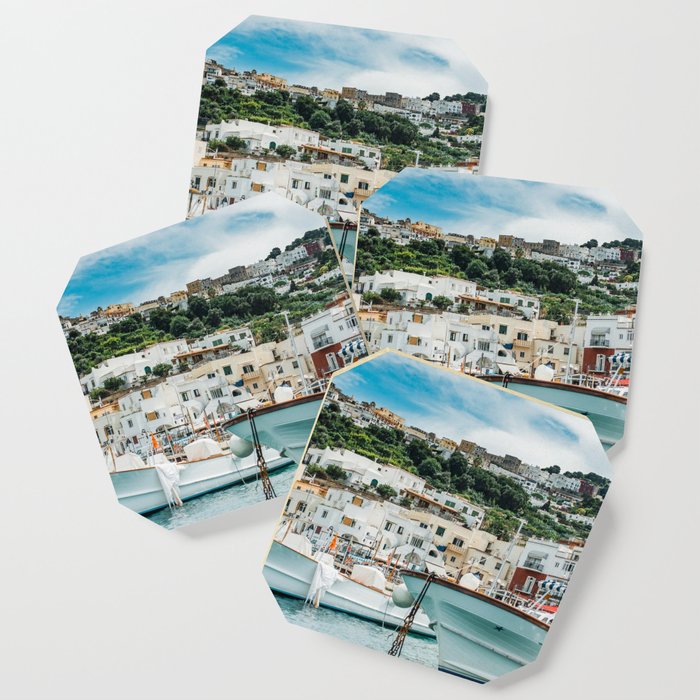 Capri Italy Fine Art Print Coaster