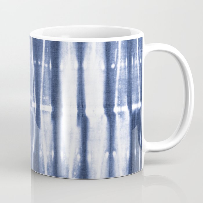 Blue stripes tie dye Coffee Mug