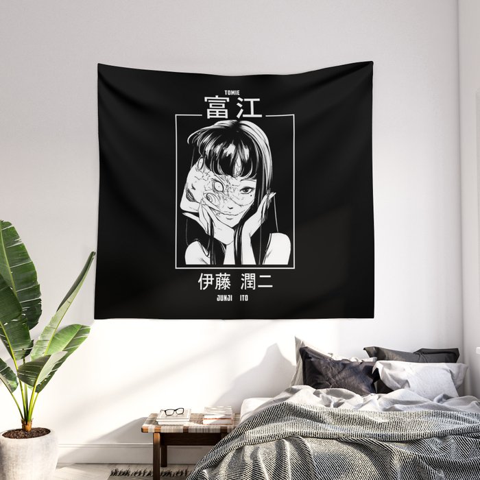 Junji Ito Tomie Wall Tapestry by wilkinsonmelvin Society6