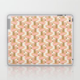 Mid century flamingo Laptop Skin