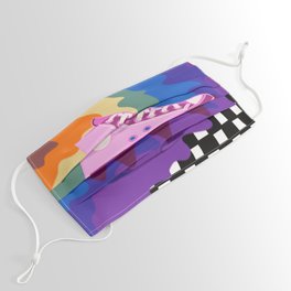 Abstract Colorful Sneaker Face Mask