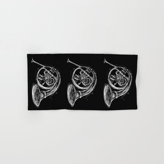 French Horn Hand & Bath Towel