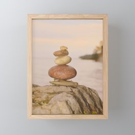 Balance Framed Mini Art Print