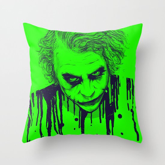 The Joker Throw Pillow