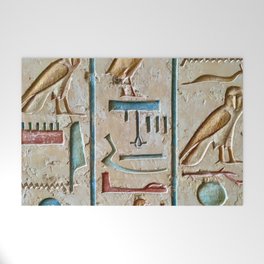 Ancient Egyptian Hieroglyphics Welcome Mat