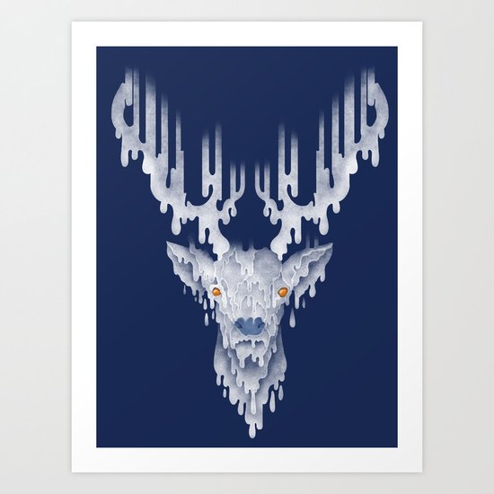 RAINdeer Art Print