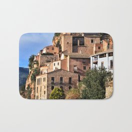 Spain Photography - Castell De Miravet In The Sunset Bath Mat