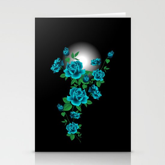 Blue Moon Stationery Cards