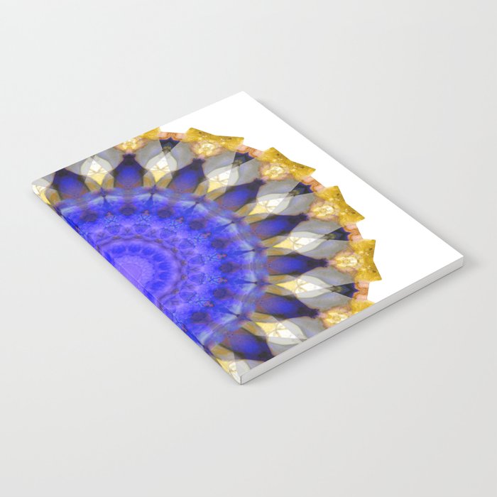Purple Royalty Mandala - Purple And Gold Art Notebook