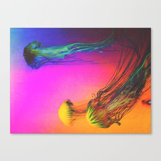Welcome to the World of the Plastic Beach. Canvas Print