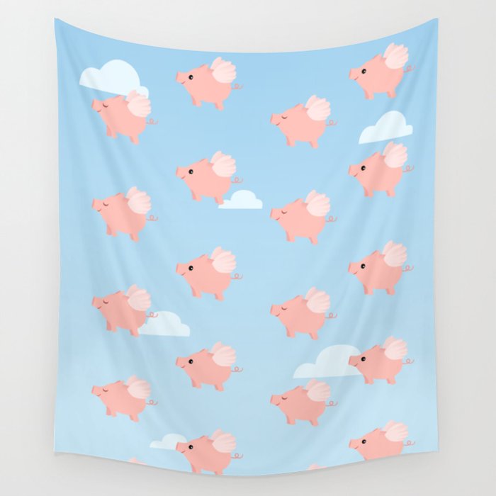 When Pigs Fly Wall Tapestry By Showalter Society6 When Pigs Fly Wall Tapestry