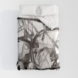 Abstract Painting. Expressionist Art. Comforter