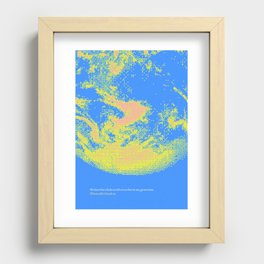 The World At Our Feet Recessed Framed Print