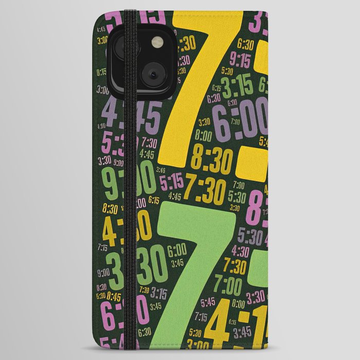 Pace run , number 030 iPhone Wallet Case