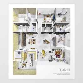 Tar's home Art Print