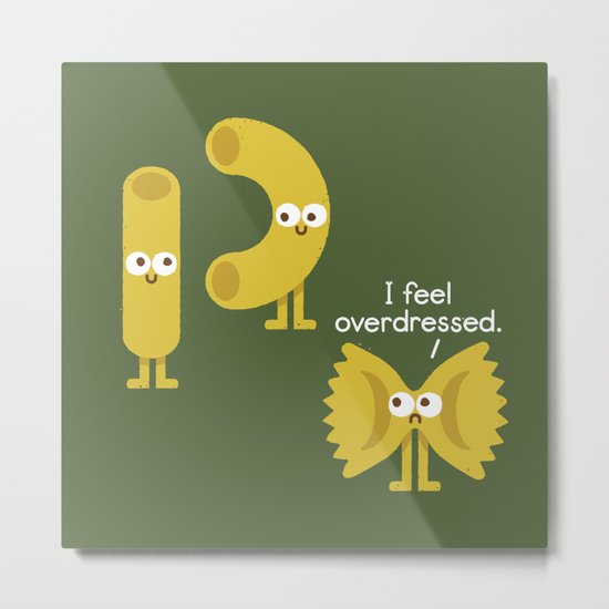 Pasta Party Metal Print