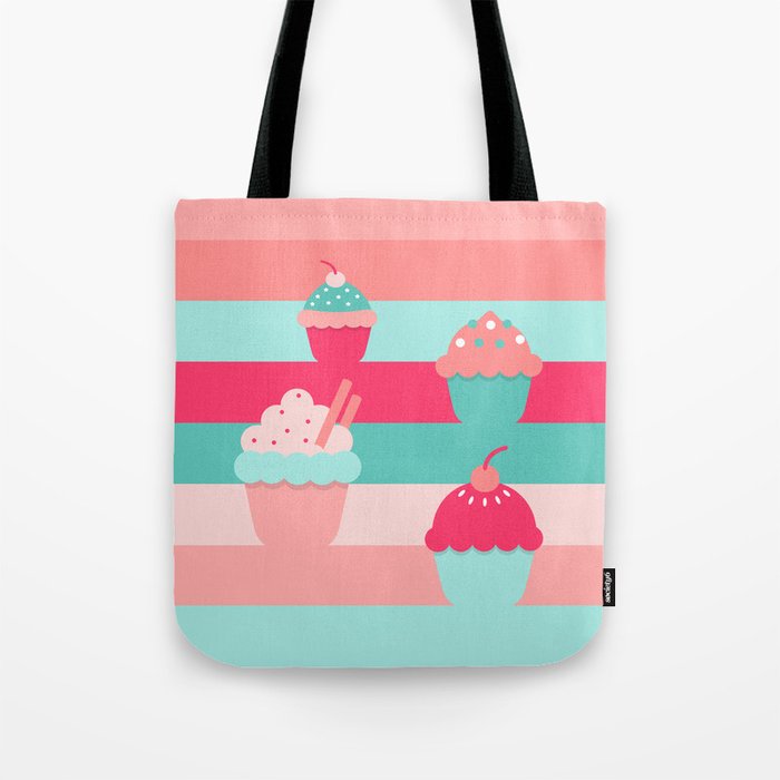 cupcakes colors Tote Bag by RedHead Design | Society6