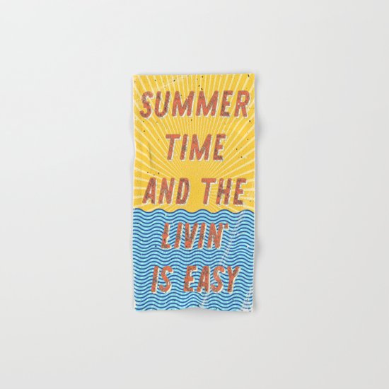 Summertime - A Hell Songbook Edition Hand & Bath Towel