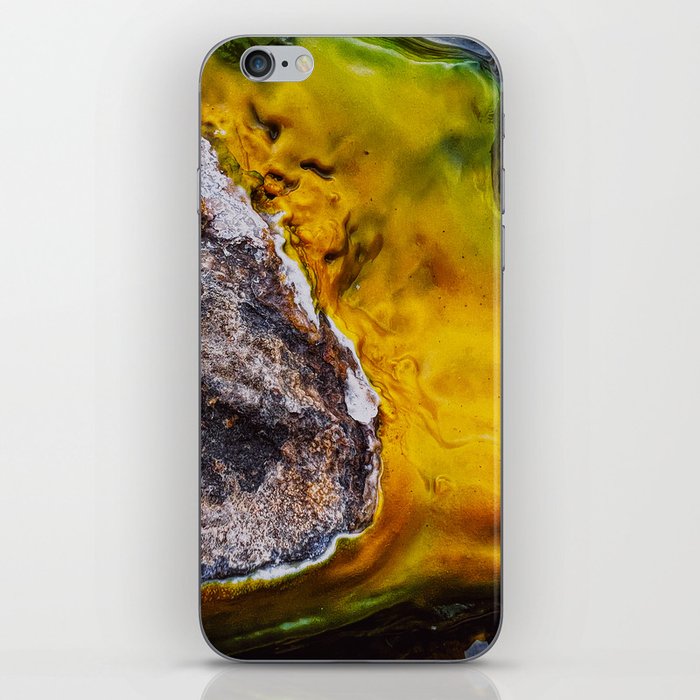 Abstract Colorful Geothermal Sulphur Deposits iPhone Skin
