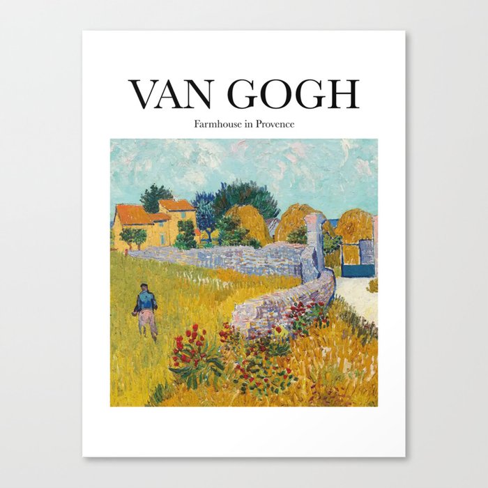 Van Gogh - Farmhouse in Provence Canvas Print