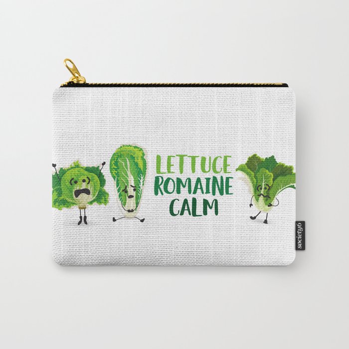 Lettuce Romaine Calm Carry-All Pouch