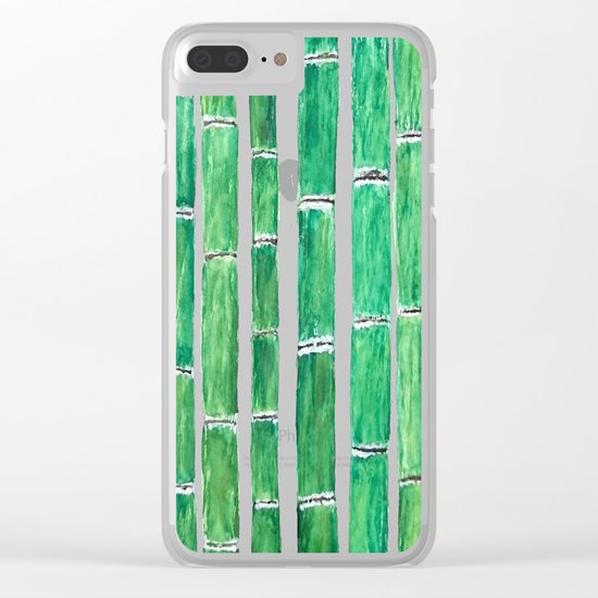 bamboos Clear iPhone Case