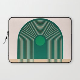 Abstraction_SUNSHINE_SULIGHT_GREEN_NATURE_LINE_ART_0316A Laptop Sleeve