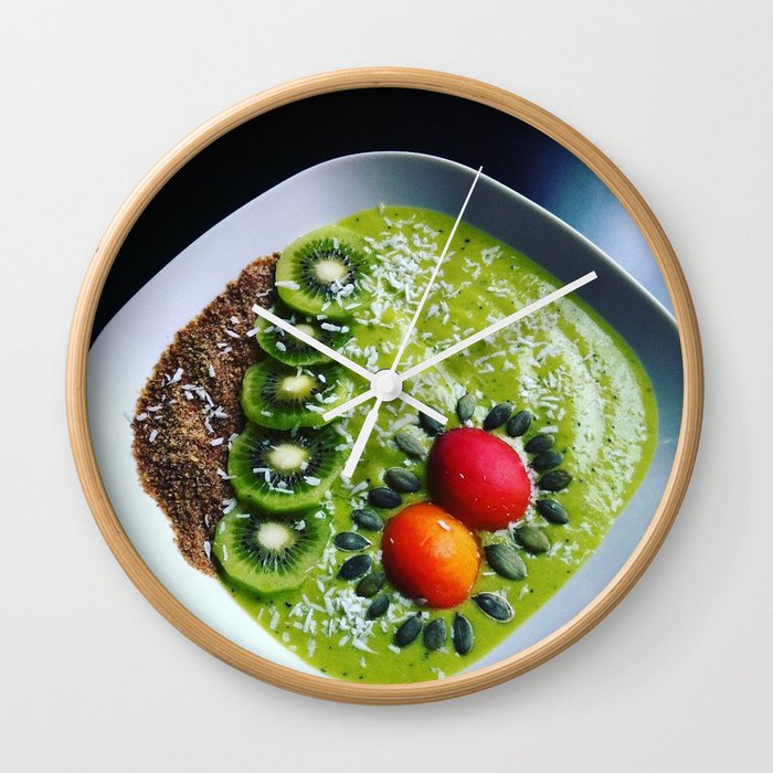 Choose life & eat to live Wall Clock