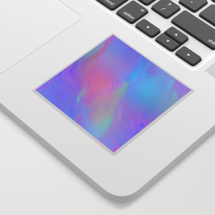 Neon Flow Nebula #3 Sticker