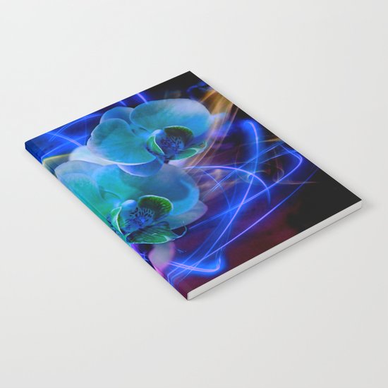 Prismatic Orchid Swirl Notebook