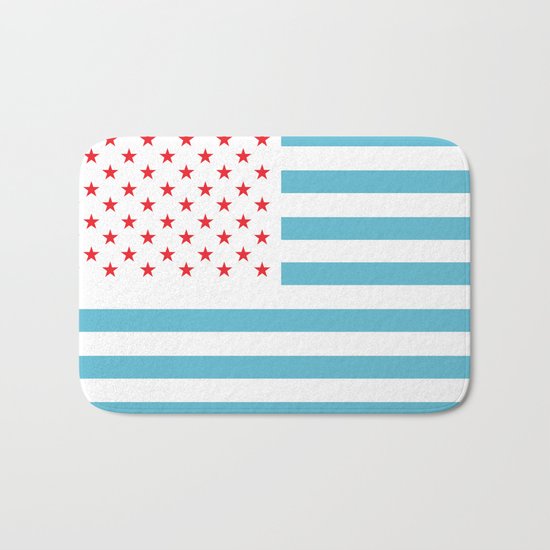 U.S.A. Flag Modified Bath Mat