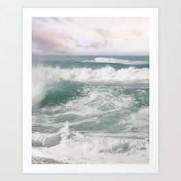 Tropical Waves Art Print