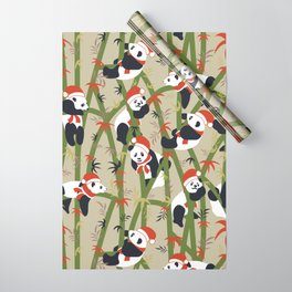 Panda Holidays Wrapping Paper