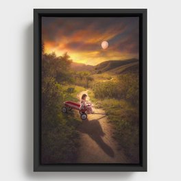 Pathway Framed Canvas