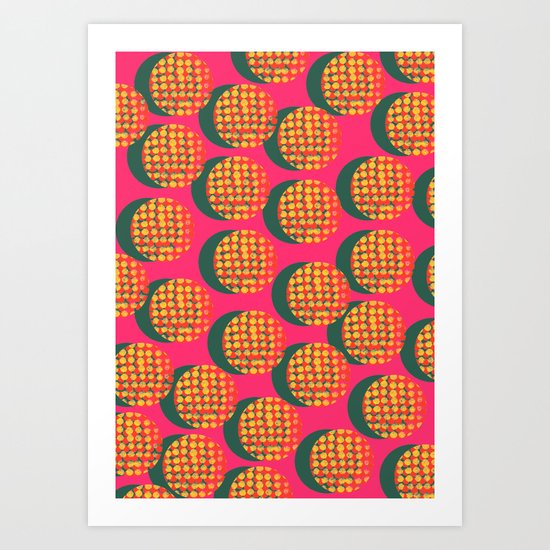 Suns passing by Art Print