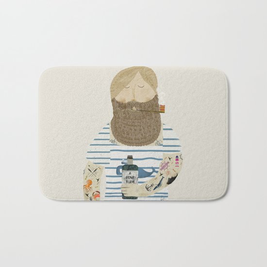 a fine rum Bath Mat