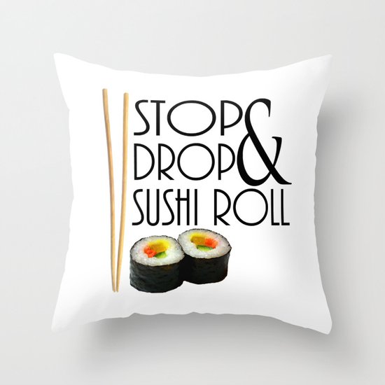 sushi roll pillow