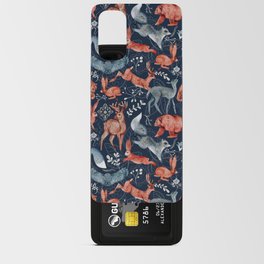 Bear, deer, owl, fox and hare Pattern Android Card Case