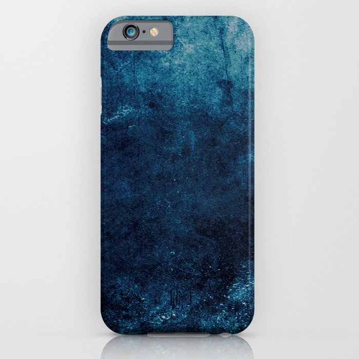 Grunge Blue iPhone Case