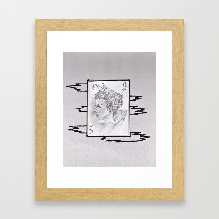 Queen of My Hanging Heart Framed Art Print