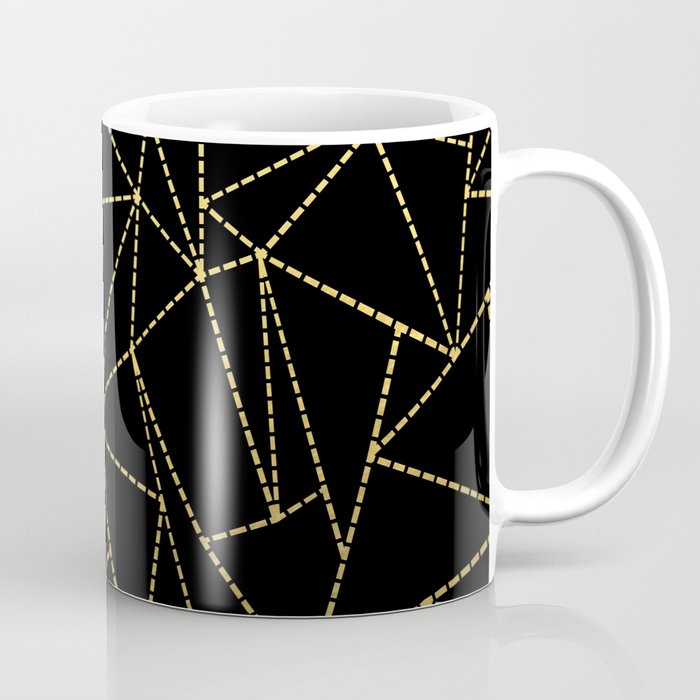 Ab Dotted Gold Coffee Mug