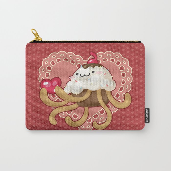 Cupcake Jellyfish Love Carry-All Pouch