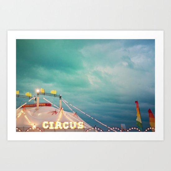At The Circus Art Print