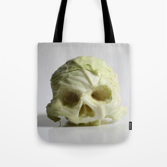 360. Skull of Cabbage Tote Bag