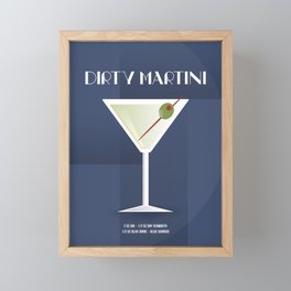 Dirty Martini Framed Mini Art Print