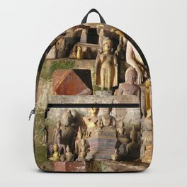 Buddha statues, Pak Ou Caves, Laos Backpack