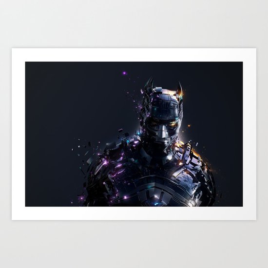 The Caped Crusader Art Print