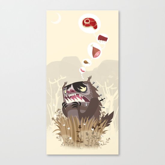 The Meat Freak Canvas Print